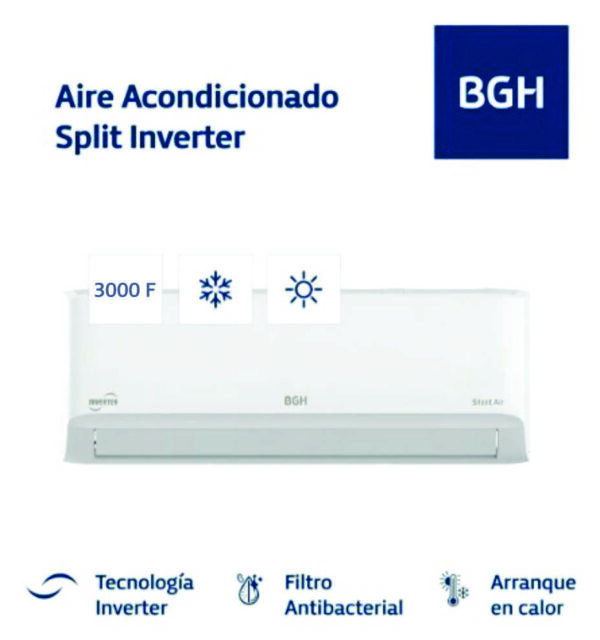 Spit 3000 Frigorias Silent Air Inverter Frío Calor-BGH - Image 4