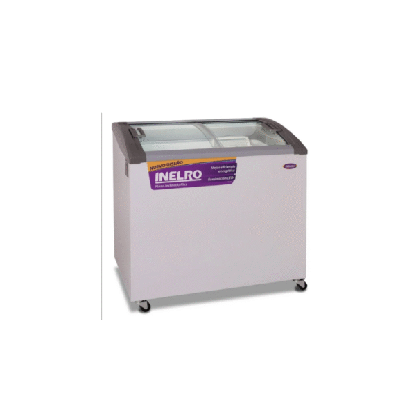 Freezer Horizontal de 255L tapa de vidrio  - Inelro