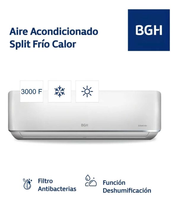 Split 3000 Frigorias Silent on/off Frío Calor - BGH - Image 3