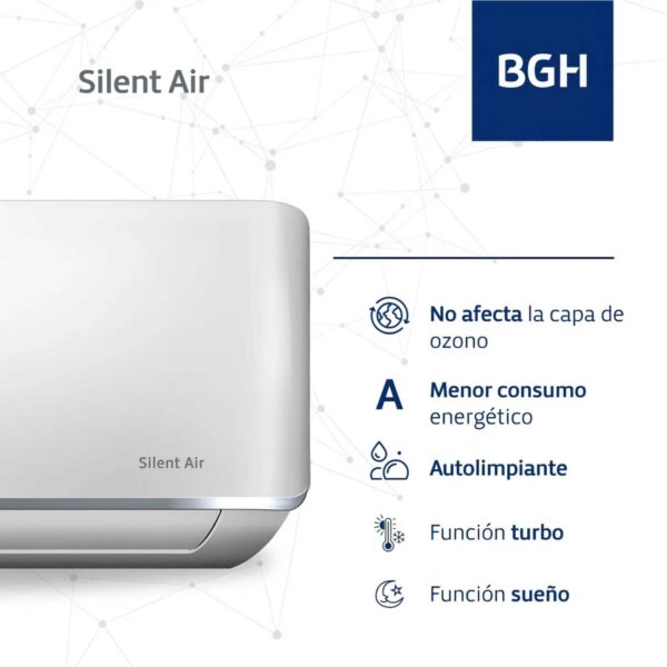 Split 3000 Frigorias Silent on/off Frío Calor - BGH - Image 4